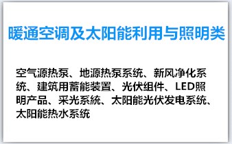 暖通空调及太阳能利用与照明类